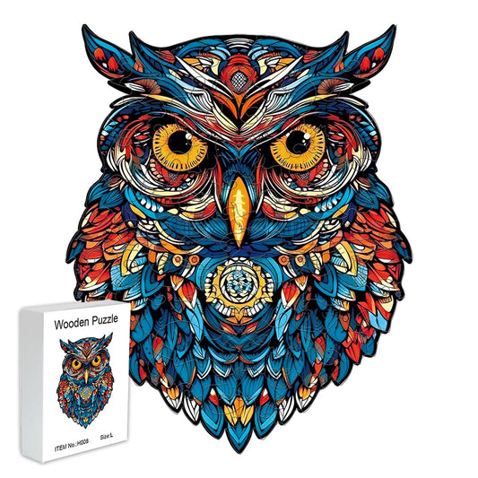 S/M/L - Owl Wooden puzzle