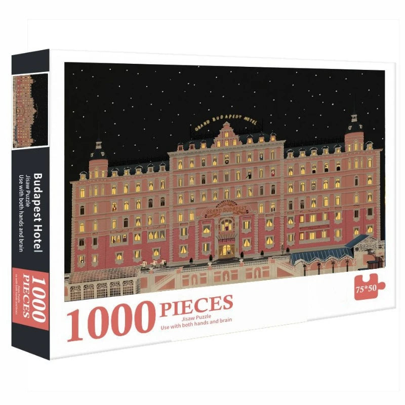 1000 Pieces - Budapest Hotel at Night