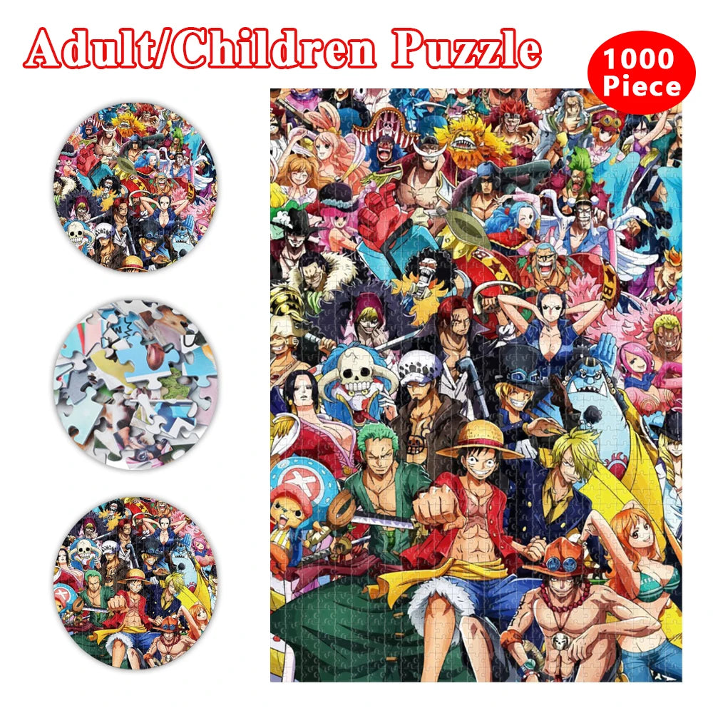 300/500/1000 Pieces - One Piece Puzzles