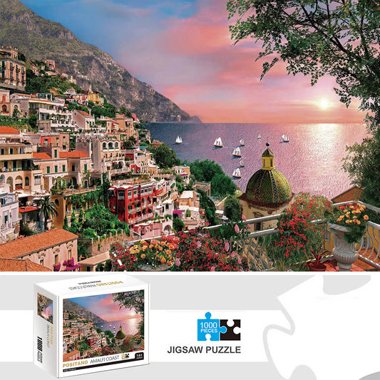 1000 Pieces - Positano Amalfi Coast