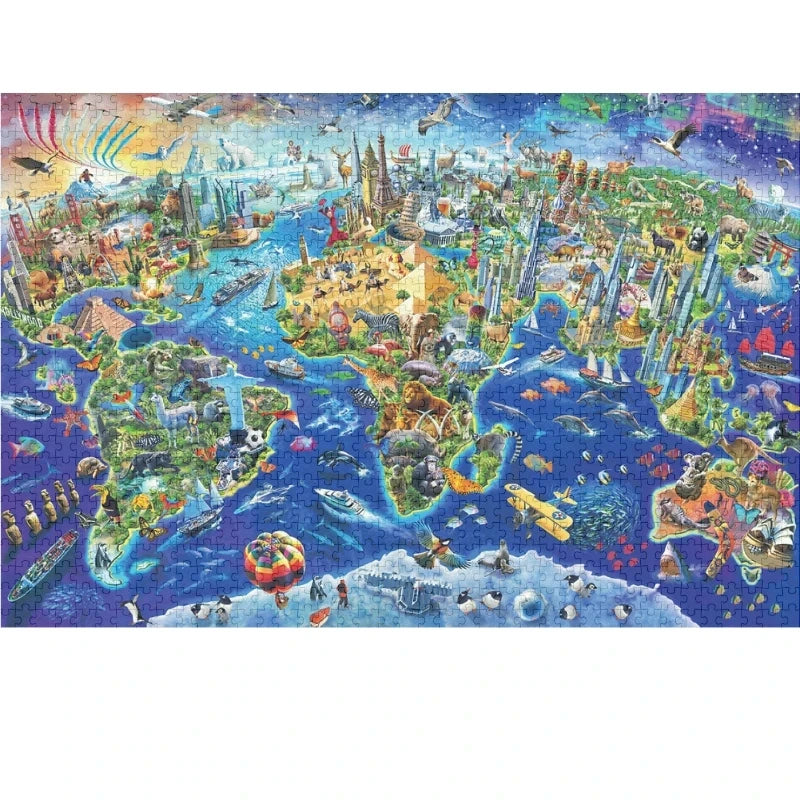 1000 Pieces - World Landmarks