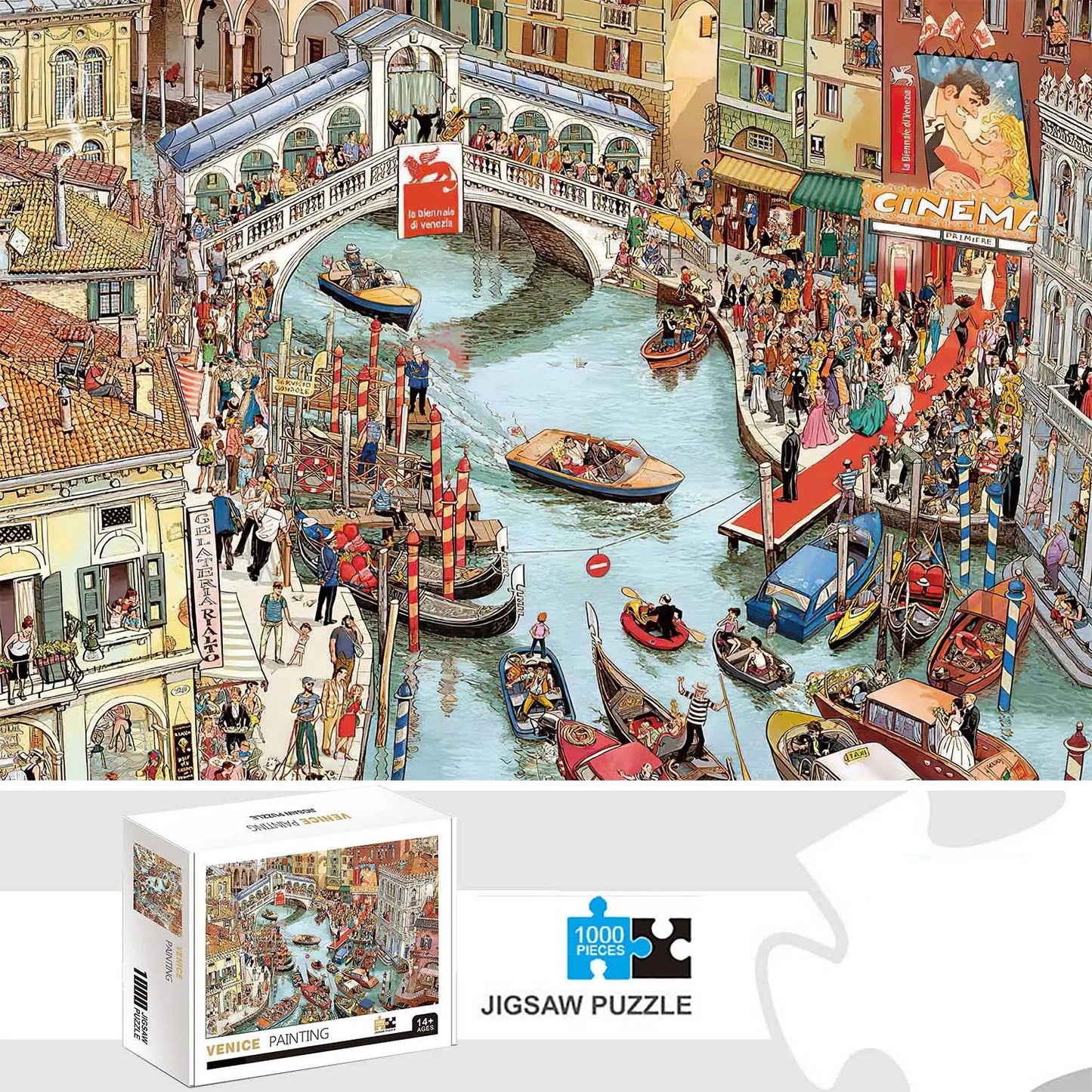 1000 Pieces Venice Painting