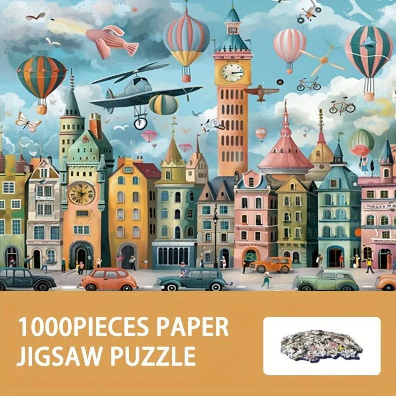 1000 Pieces - Hot Air Balloons