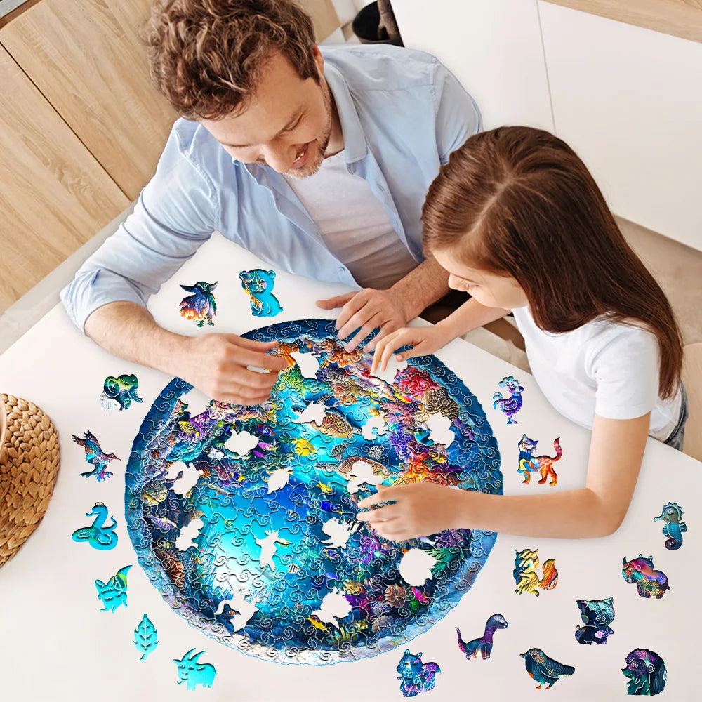 S/M/L - Ocean Wonders Wooden Puzzle