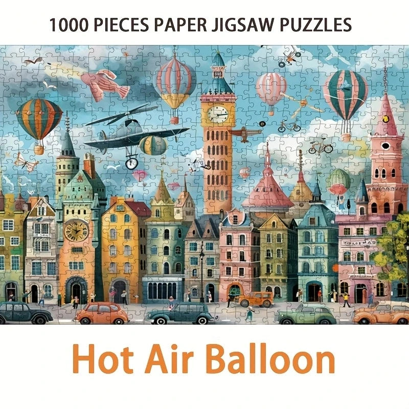 1000 Pieces - Hot Air Balloons