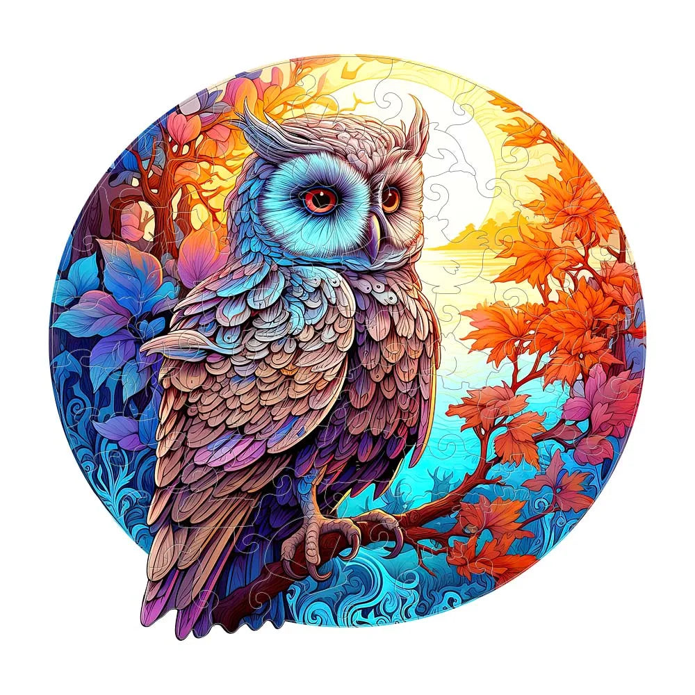 S/M/L Owl Wooden puzzle