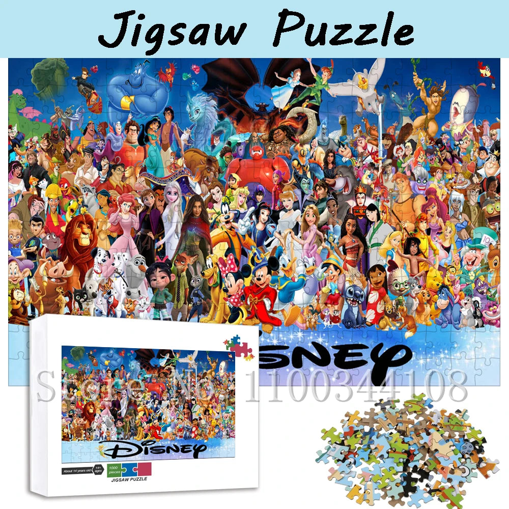 300/500/1000 Pieces - Disney Animation Characters