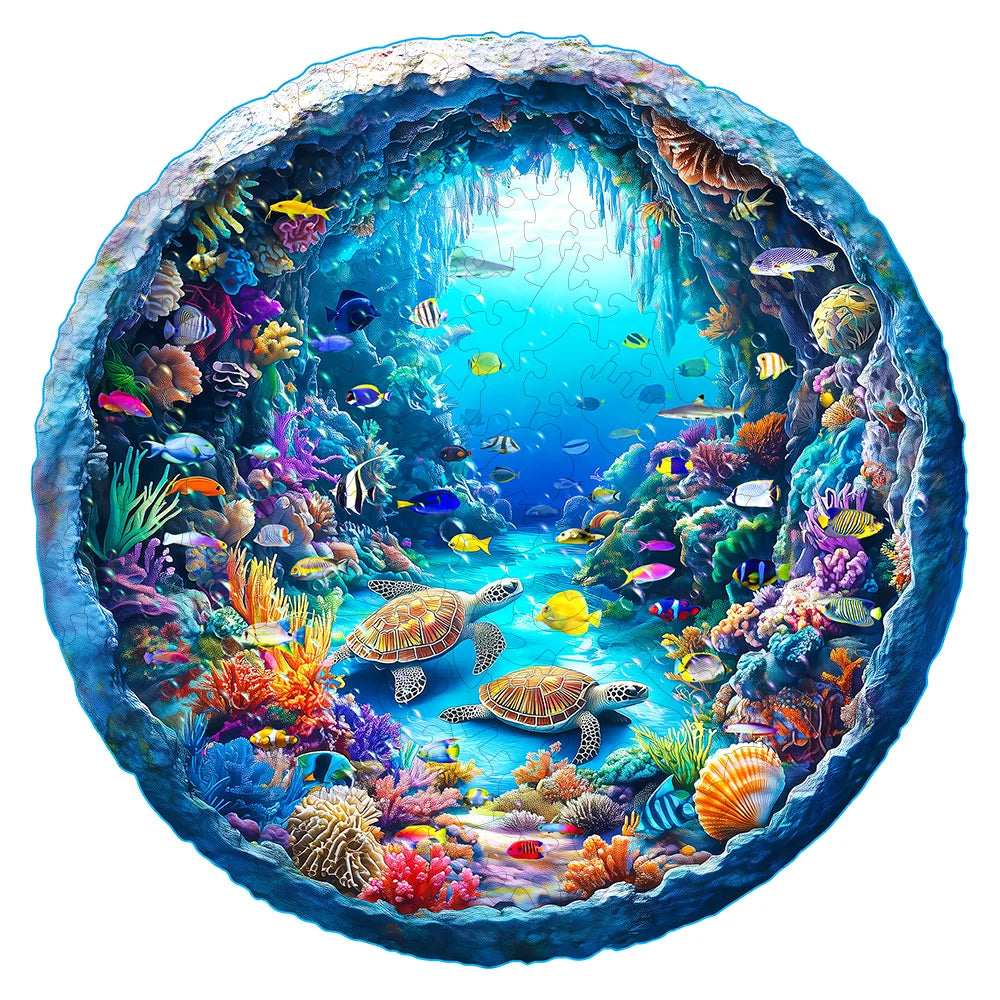 S/M/L - Ocean Wonders Wooden Puzzle