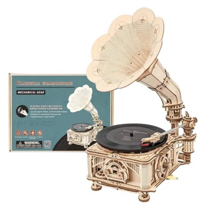 Robotime Gramophone 3D Wooden Puzzles